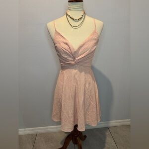 Abercrombie & Fitch Blush Coral Mini Dress